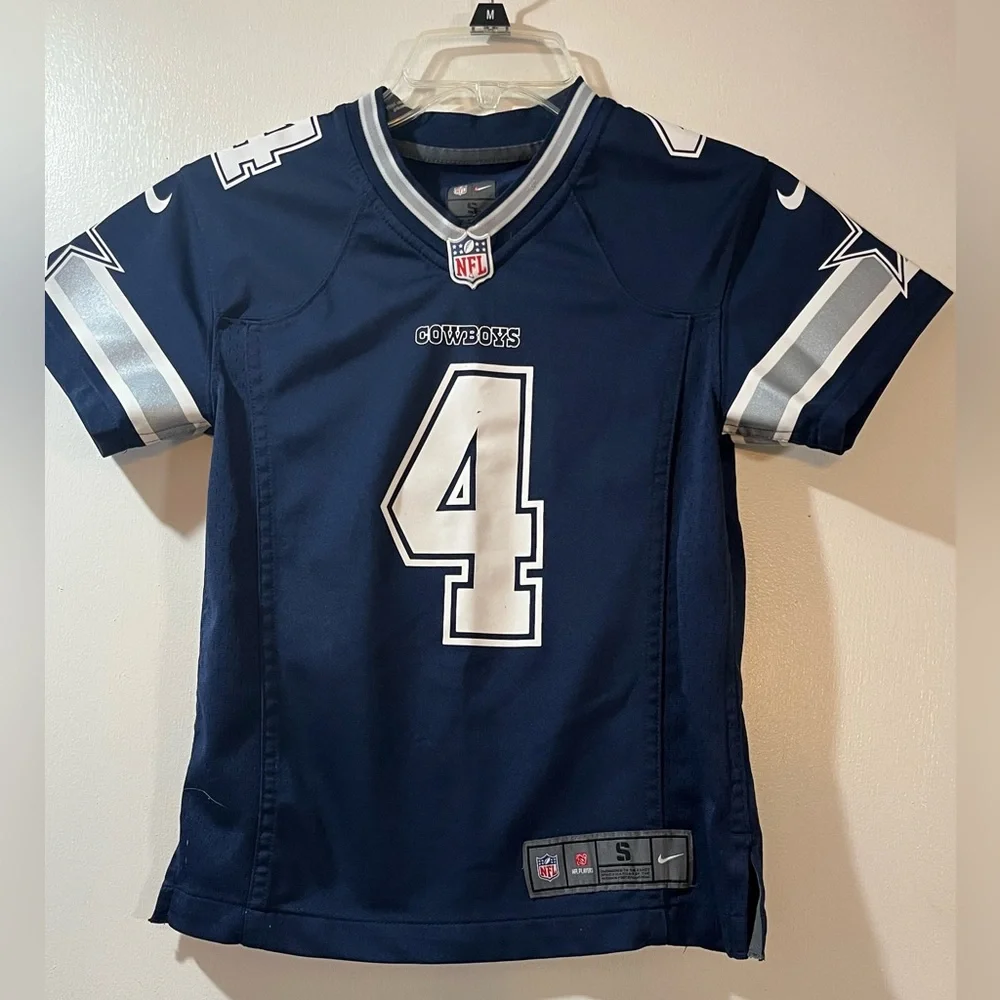 Youth Nike NFL Dallas Cowboys Jersey Sz Small 8 - Picture 2 of 5